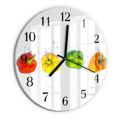 Round wall clock Pepper