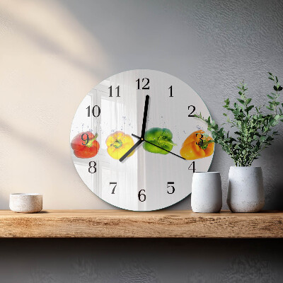 Round wall clock Pepper