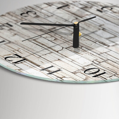 Round wall clock Clinker