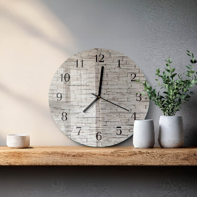 Round wall clock Clinker