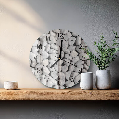 Round wall clock Stones