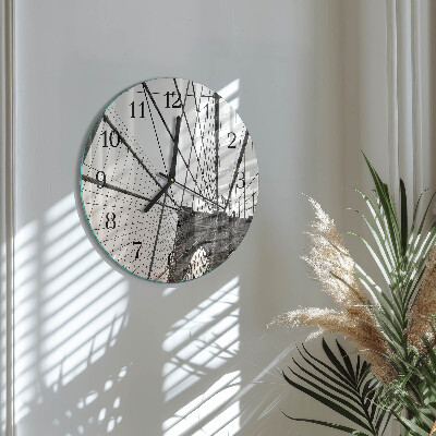 Round wall clock Brooklyn Bridge