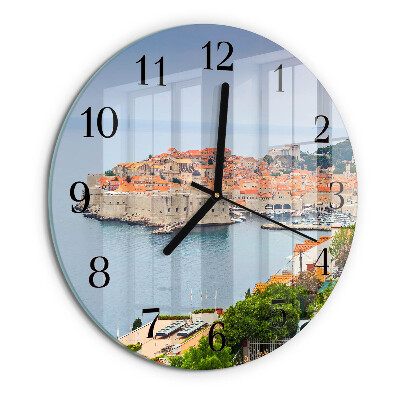 Round wall clock Nature Path