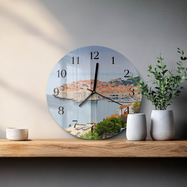 Round wall clock Nature Path