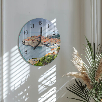 Round wall clock Nature Path