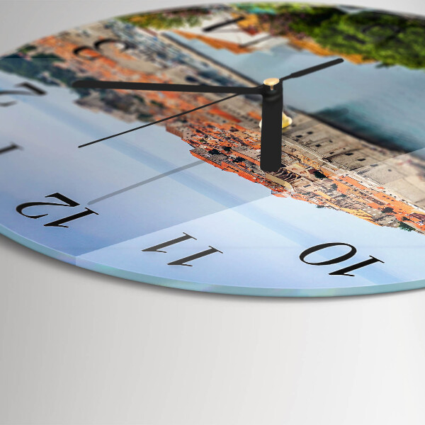 Round wall clock Nature Path