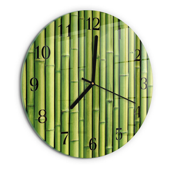 Round wall clock Bamboo