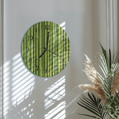 Round wall clock Bamboo