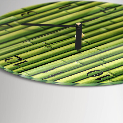 Round wall clock Bamboo