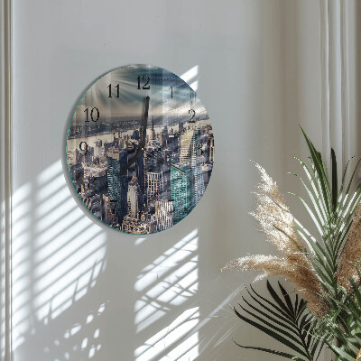 Round wall clock City