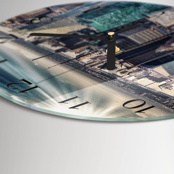Round wall clock City