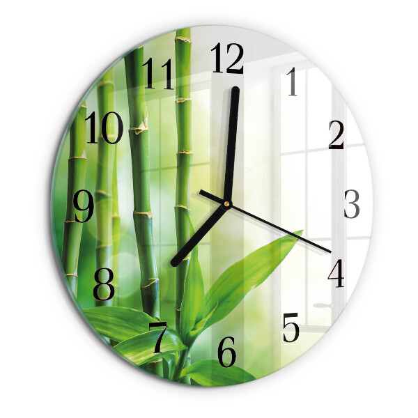Round wall clock Bamboo