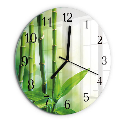Round wall clock Bamboo