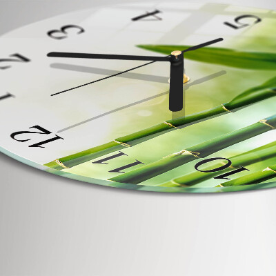 Round wall clock Bamboo