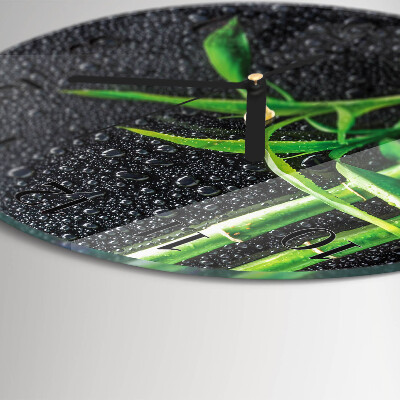 Round wall clock Bamboo Spa