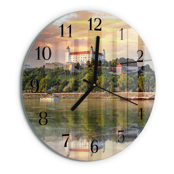 Round wall clock River Castle