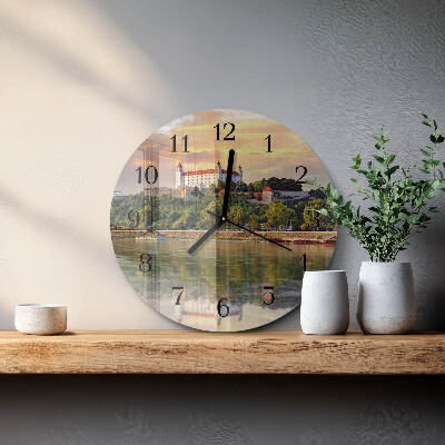 Round wall clock River Castle
