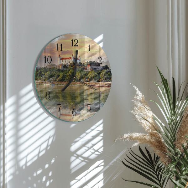 Round wall clock River Castle