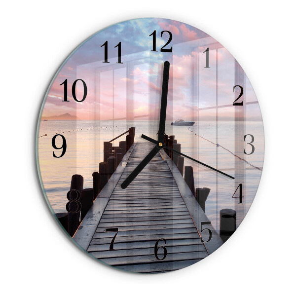 Round wall clock Bridge