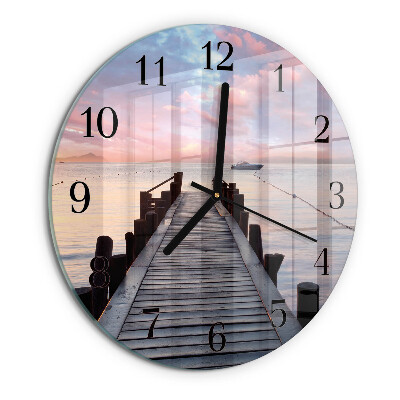 Round wall clock Bridge