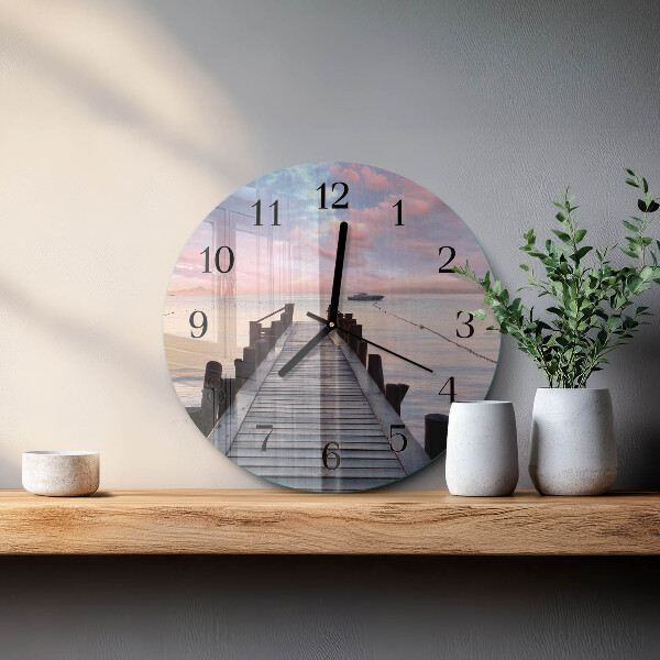 Round wall clock Bridge