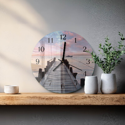 Round wall clock Bridge