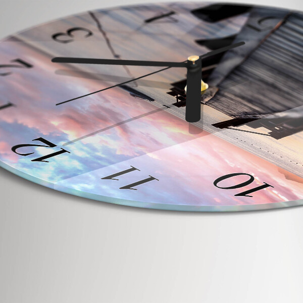 Round wall clock Bridge