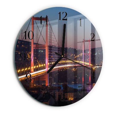 Round wall clock Bridge