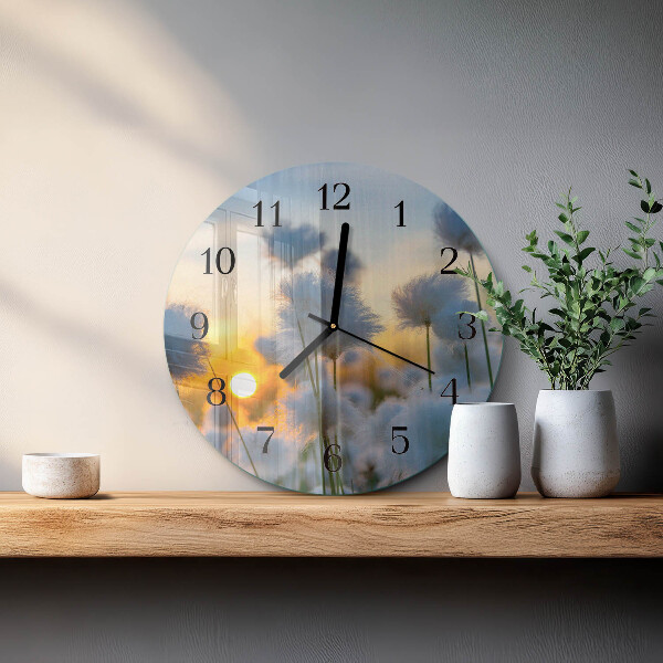 Round wall clock Cotton