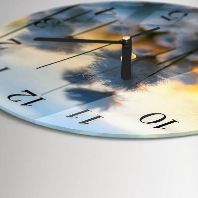 Round wall clock Cotton