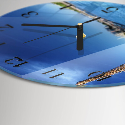 Round wall clock The Sky of Paris