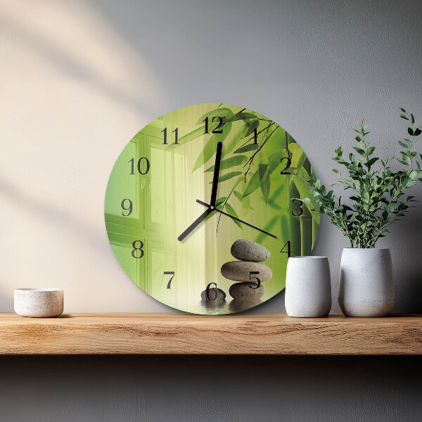 Round wall clock Stones