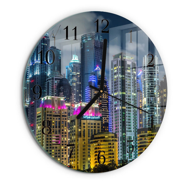 Round wall clock City