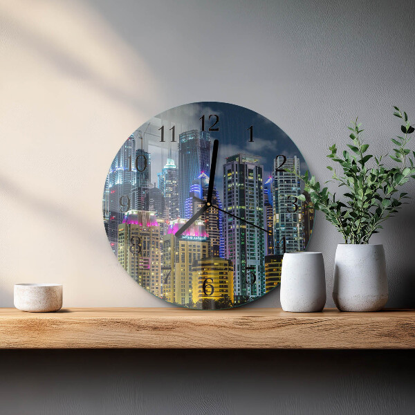Round wall clock City