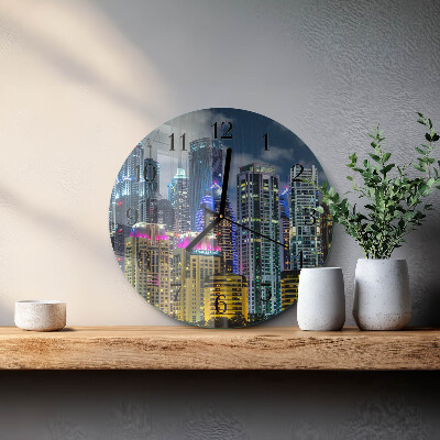 Round wall clock City