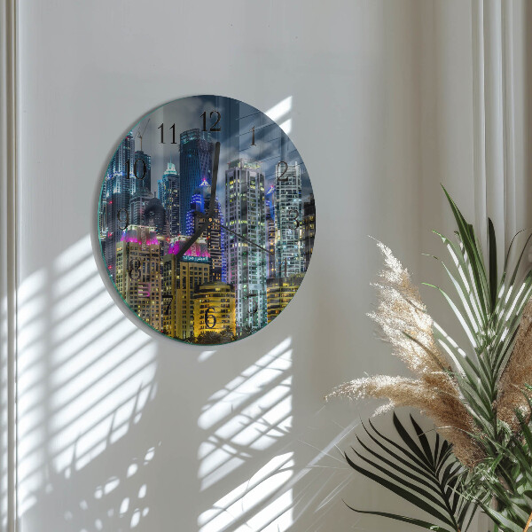 Round wall clock City