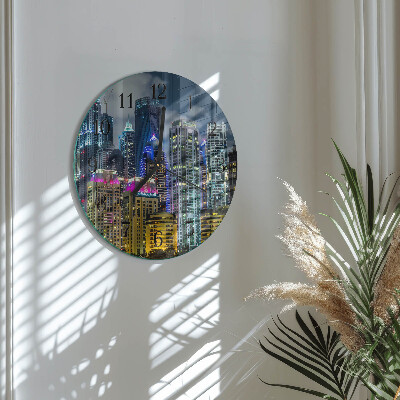 Round wall clock City