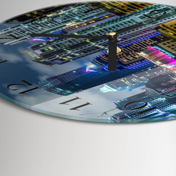 Round wall clock City