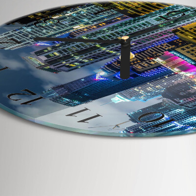 Round wall clock City