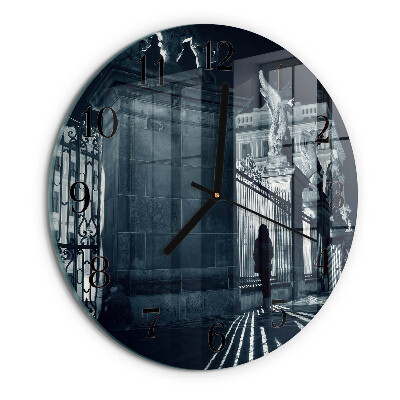 Round wall clock Hradčany