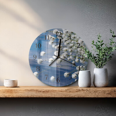 Round wall clock Cotton
