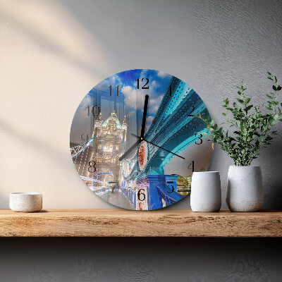 Round wall clock Bridge