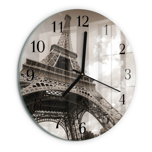 Round wall clock Paris