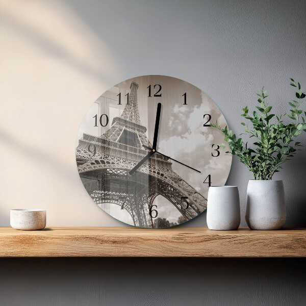 Round wall clock Paris