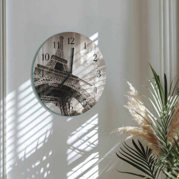 Round wall clock Paris