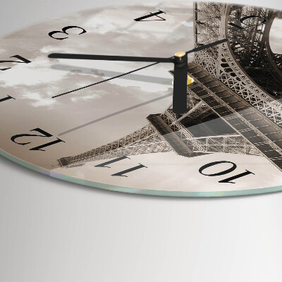 Round wall clock Paris