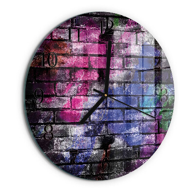 Round wall clock Brick