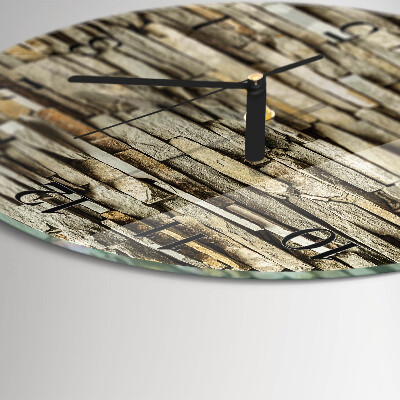 Round wall clock Stones