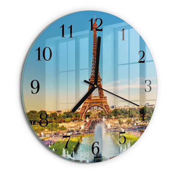 Round wall clock Paris