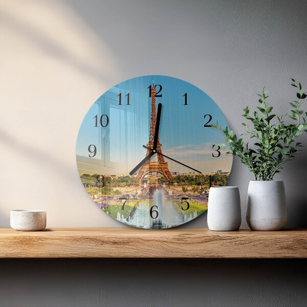 Round wall clock Paris